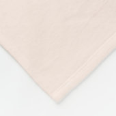 Personalisiert rosa und blau fleecedecke (Ecke)
