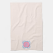 Personalisiert rosa und blau geschirrtuch (Vertikal)