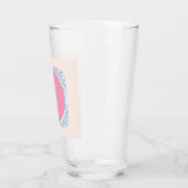Personalisiert rosa und blau glas (Links)