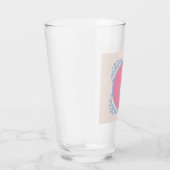 Personalisiert rosa und blau glas (Rechts)