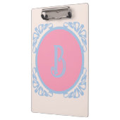 Personalisiert rosa und blau klemmbrett (Links)
