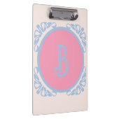 Personalisiert rosa und blau klemmbrett (Rechts)