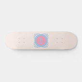 Personalisiert rosa und blau skateboard (Horizontal)