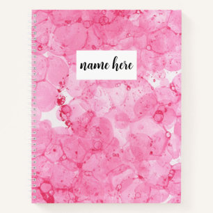 Personalisiert-rosa-Uni-Regular-Notebook Notizblock