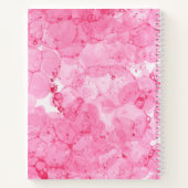 Personalisiert-rosa-Uni-Regular-Notebook Notizblock (Rückseite)