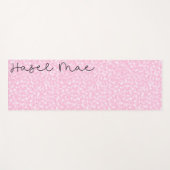 Personalisiert rosa yogamatte (Vorderseite (Horizontal))