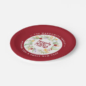 Personalisiert Rosh Hashanah Hebrew Paper Plate Pappteller (Schrägansicht)