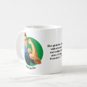 Personalisiert ROSIE RIVETER Christlich Kaffeetasse (Vorderseite Links)