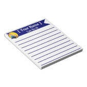 Personalisiert Rosie the Riveter Custom Notepad Notizblock (angewinkelt)