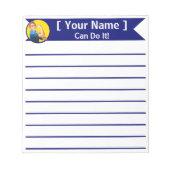 Personalisiert Rosie the Riveter Custom Notepad Notizblock (Vorderseite)