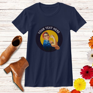 Personalisiert Rosie the Riveter Custom Vintag Mar T-Shirt