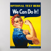 Personalisiert Rosie The Riveter Poster (Vorne)