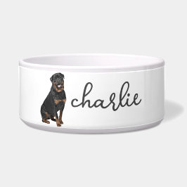 Personalisiert Rottweiler Food Napf