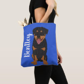 Personalisiert Rottweiler Tasche (Von Nahem)