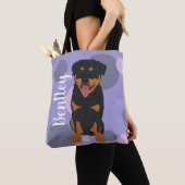 Personalisiert Rottweiler Tasche (Von Nahem)