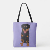 Personalisiert Rottweiler Tasche (Rückseite)