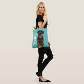 Personalisiert Rottweiler Tasche (Am Model)