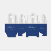 Personalisiert Royal Blue Favor Box Geschenkschachtel (Ungefaltet)