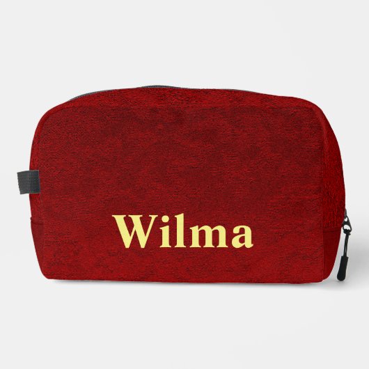 Personalisiert Royal Carneet Velvet Print Waschbeutel (Vorderseite)