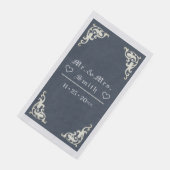 Personalisiert Royal Slate Table Napkin Serviette (Ecke)