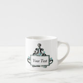 Personalisiert "Royal Tiara" Espressotasse (Rechts)