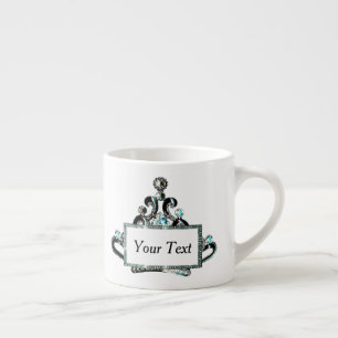 Personalisiert "Royal Tiara" Espressotasse