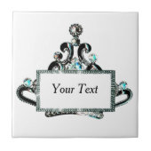 Personalisiert Royal Tiara Fliese (Vorderseite)