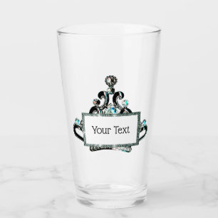 Personalisiert "Royal Tiara" Glas