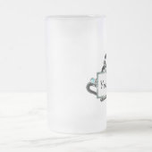 Personalisiert "Royal Tiara" Mattglas Bierglas (Mittel)