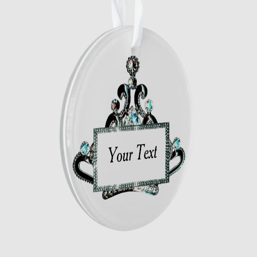 Personalisiert Royal Tiara Ornament (Vorderseite)