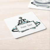 Personalisiert Royal Tiara Rechteckiger Pappuntersetzer (angewinkelt)