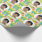 Personalisiert Royalty Baby Foto Geschenkpapier (Ecke)