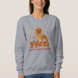 Personalisiert Ruby Cavalier Spaniel  Sweatshirt