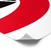 Personalisiert Rugby Art Poster (Ecke)