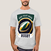 Personalisiert Rugby T - Shirt (Vorderseite)