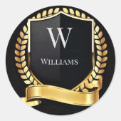 Personalisiert Runder Aufkleber (Vorderseite)