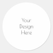Personalisiert Runder Aufkleber (Vorderseite)