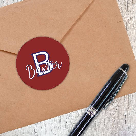 Personalisiert Runder Aufkleber