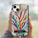 Personalisiert rustikal Case-Mate iPhone 14 hülle<br><div class="desc">Dieses rustikale Gehäuse ist mit einem bunten botanischen Mosaik dekoriert. Einfach anpassbar. Weil wir unsere Kunstwerke erstellen,  werden Sie dieses exakte Bild von anderen Designern nicht finden. Original Mosaik © Michele Davies.</div>