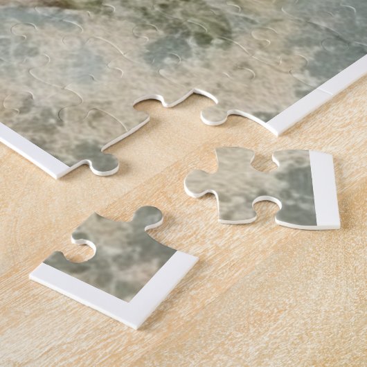 Personalisiert Rustikal Vintag Snowman Weihnachten Puzzle (Seite)