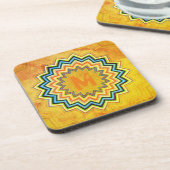 Personalisiert Rustikale Mandala Getränkeuntersetzer (Linke Seite)