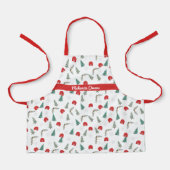 Personalisiert Rustikaler Weihnachtsstall Schürze (Vorderseite)