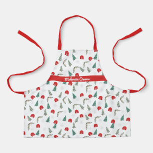 Personalisiert Rustikaler Weihnachtsstall Schürze