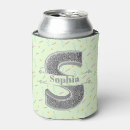 Personalisiert S Initial Silver Monogram Ihr Name Dosenkühler