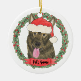 Personalisiert Sable German Shepherd Keramik Ornament