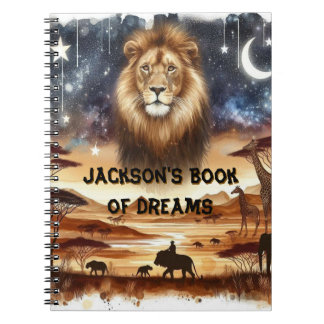 Personalisiert Safari Dream Journal Notizblock