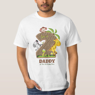 Personalisiert Safari Geburtstagshirt für Daddy T-Shirt