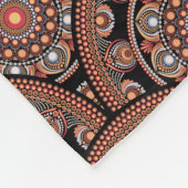 Personalisiert Safari Sunset Bohemisch Mandala Sca Fleecedecke (Ecke)