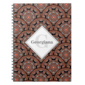 Personalisiert Safari Sunset Bohemisch Mandala Sca Notizblock (Vorderseite)