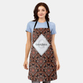 Personalisiert Safari Sunset Bohemisch Mandala Sca Schürze (Getragen)